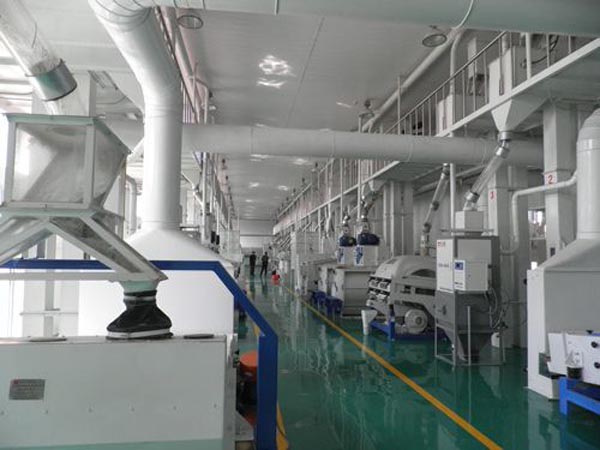 modrern rice mill plant