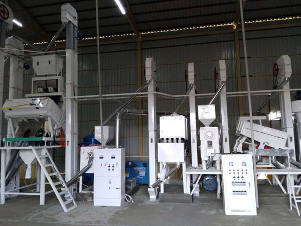 30-40T/D rice mill machine installed in Philippines