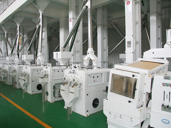 Complete set rice processing machine